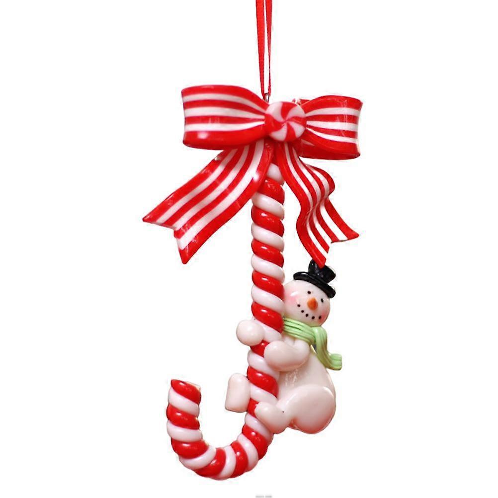 GPB 2021 Christmas Ornaments with Lanyard Santa Claus Snowman Deer Pendant Xmas Tree Pendant Gift for Friends and Family