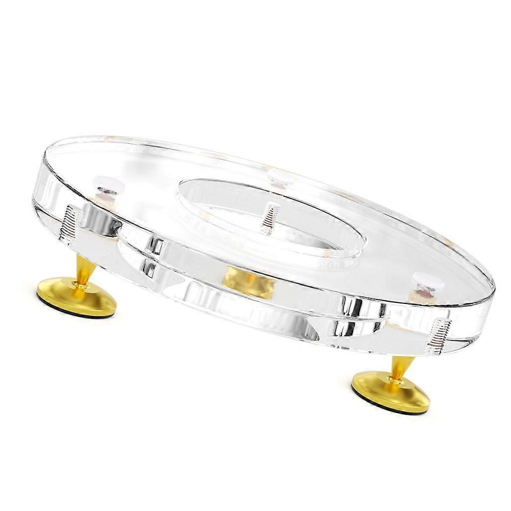 Compactly Acrylic Speaker Holder Speaker Stand for Desk Reducing Clutter