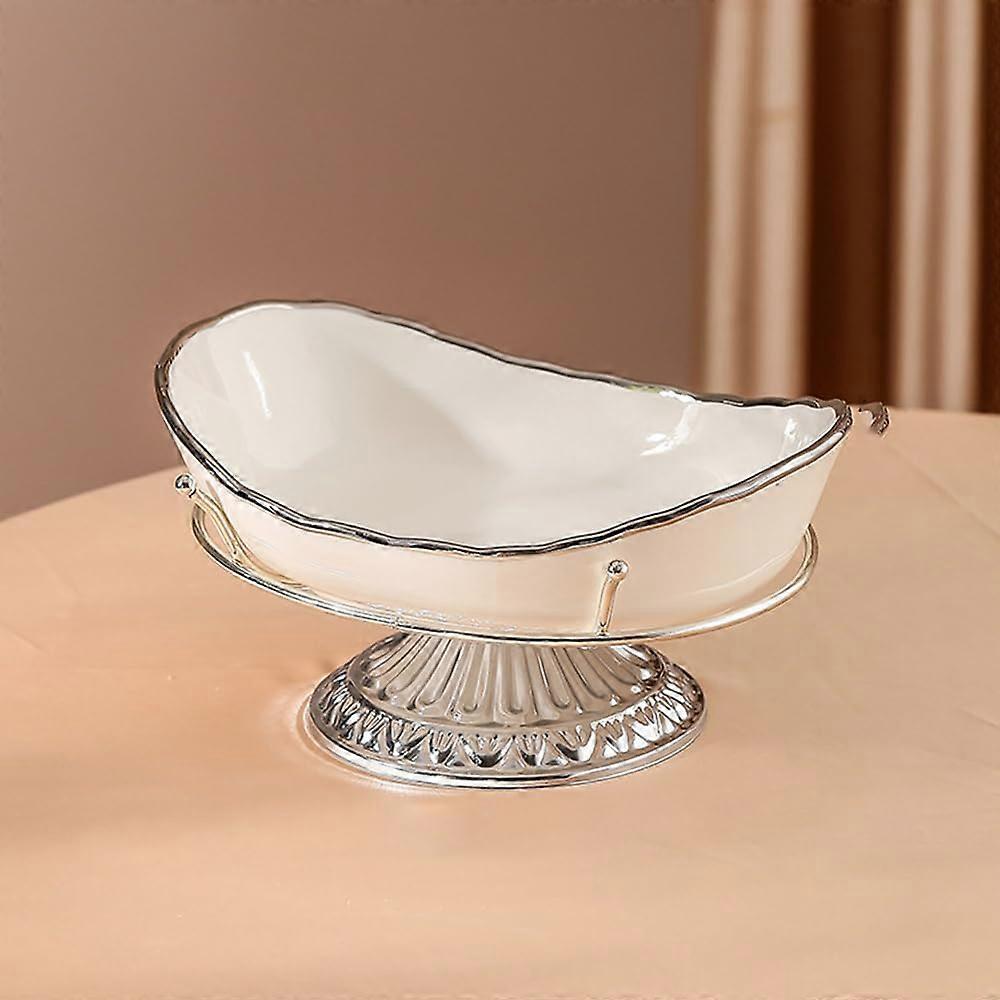 1 Large Ceramic Tiered Fruit for Bowl Kitchen Counter Party Wedding