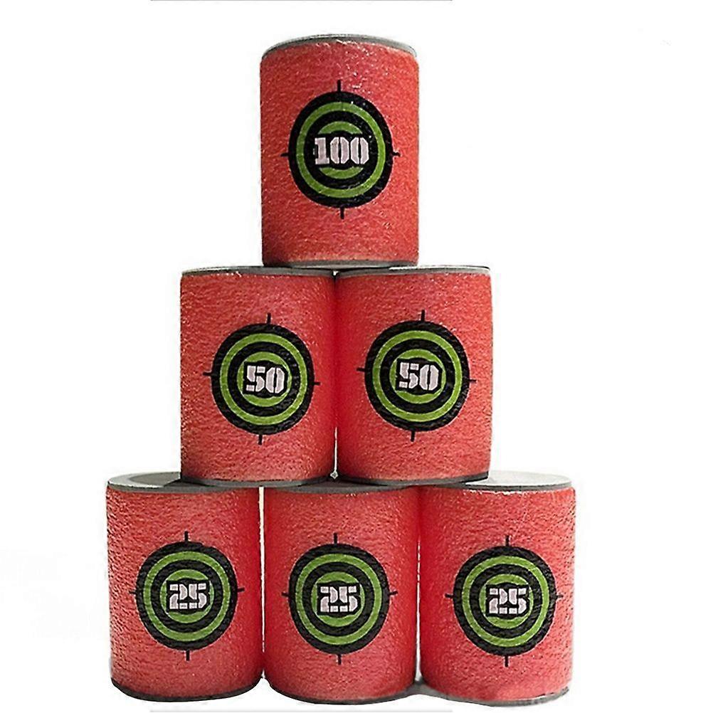 12 PCS Fléchette Shoot EVA Bullet Cible Enfants Jouets Pour Guerre Jeu Blasters