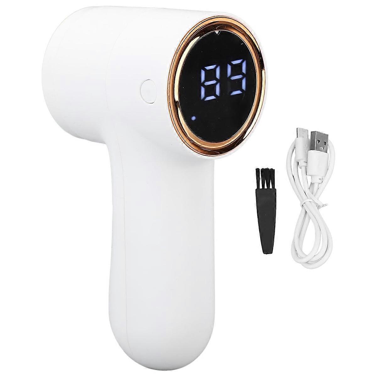 USB Portable Fabric Defuzzer Digital Household Ball Remover with 5 Speeds for Clothes Linens and Ca