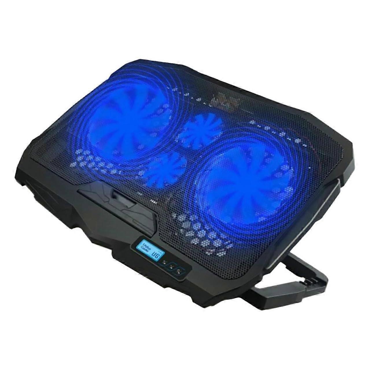 Laptop Cooling Pad 14/15.6/17.3 Inch Riser Stand Silent Ventilation White Design Portable