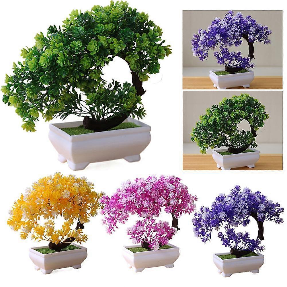 Artificial Home Simulation Pine Tree Potted Plant DIY Decorative Bonsai