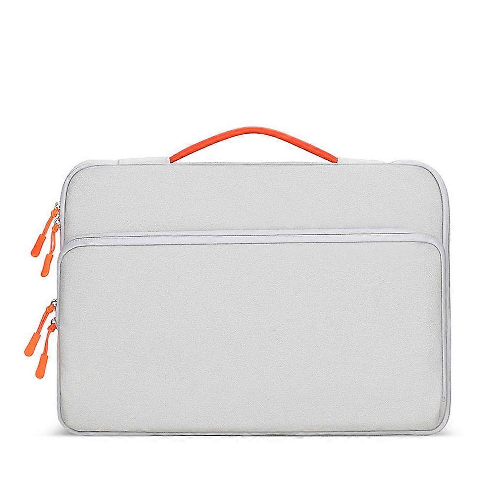 Bolsa para Laptop de 14 Polegadas para Homens Business Casual Pasta-Cinza