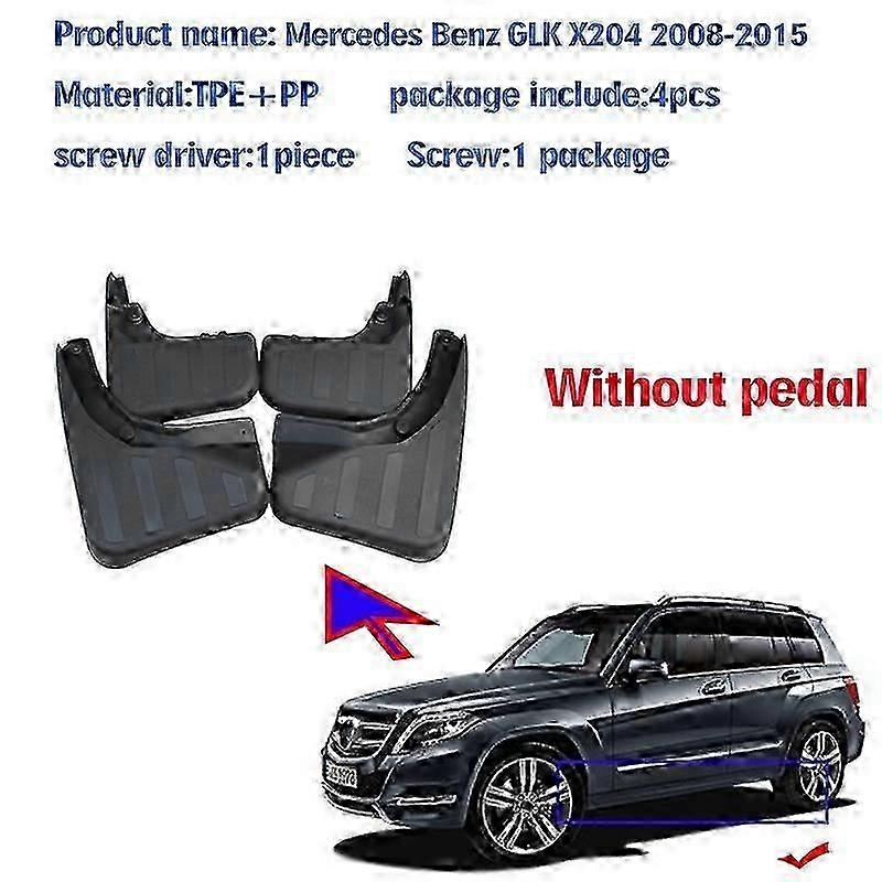 For Mercedes Benz Glk Class X204 2008-2015 Mudguard Fender Mud Flaps Guard Splash Mudflaps Car Acces
