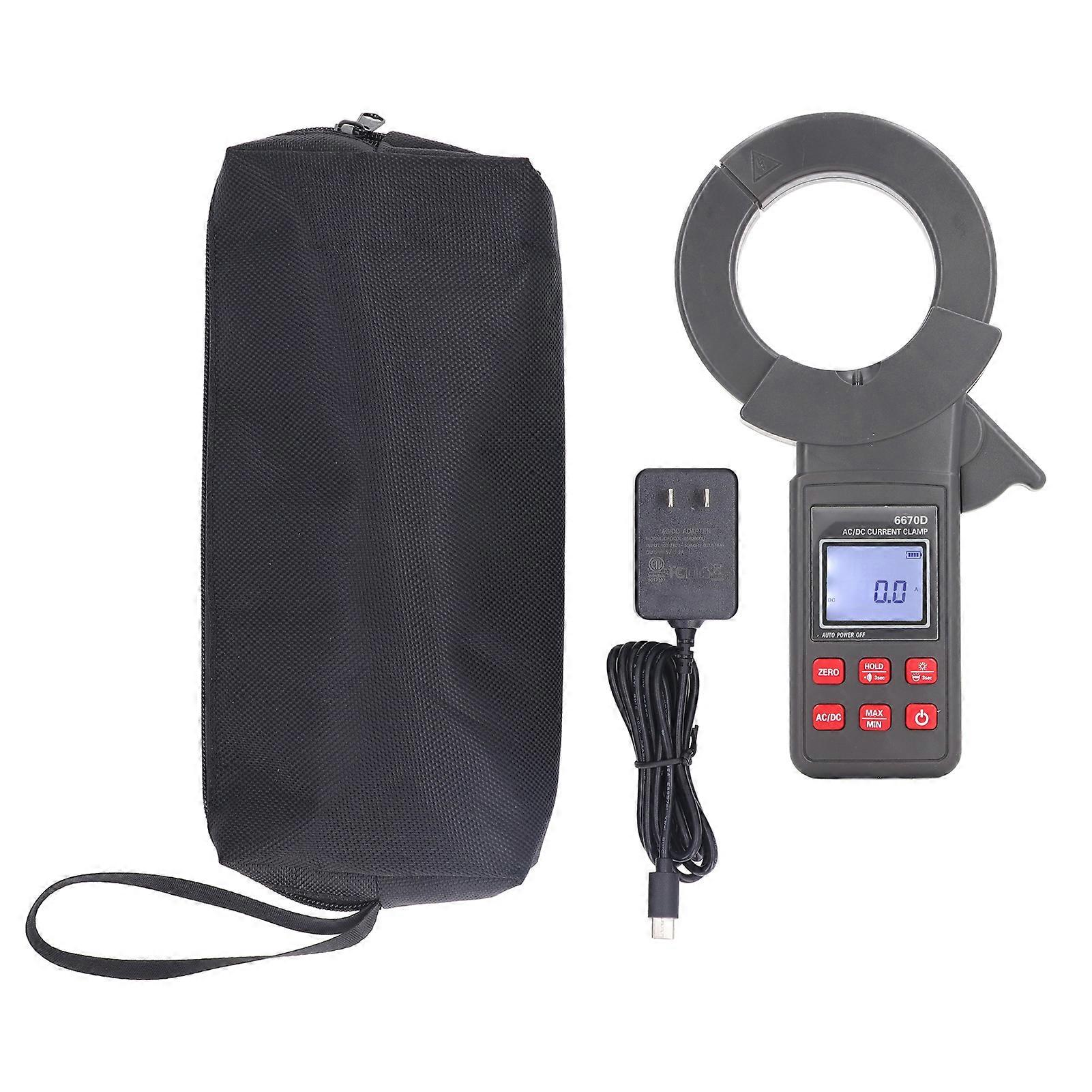 Mini Clamp Leaker Large Caliber BT Current Voltage Meter Ammeter for Telecommunications Computer Rooms