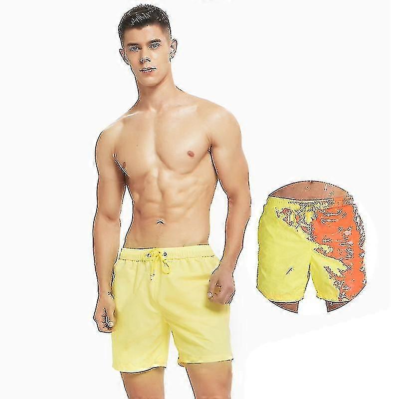 Magical Change Color Beach Shorts Hommes Maillots de bain Maillot de bain Quick Dry Bathing_y