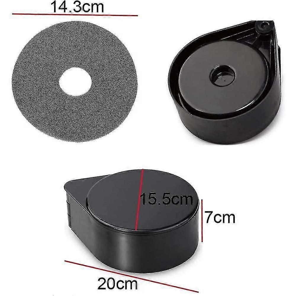 1pack 3 זכוכית בר שכבה רימר עבור מרגה, כלי ברמן, מיכל תיבת מלח