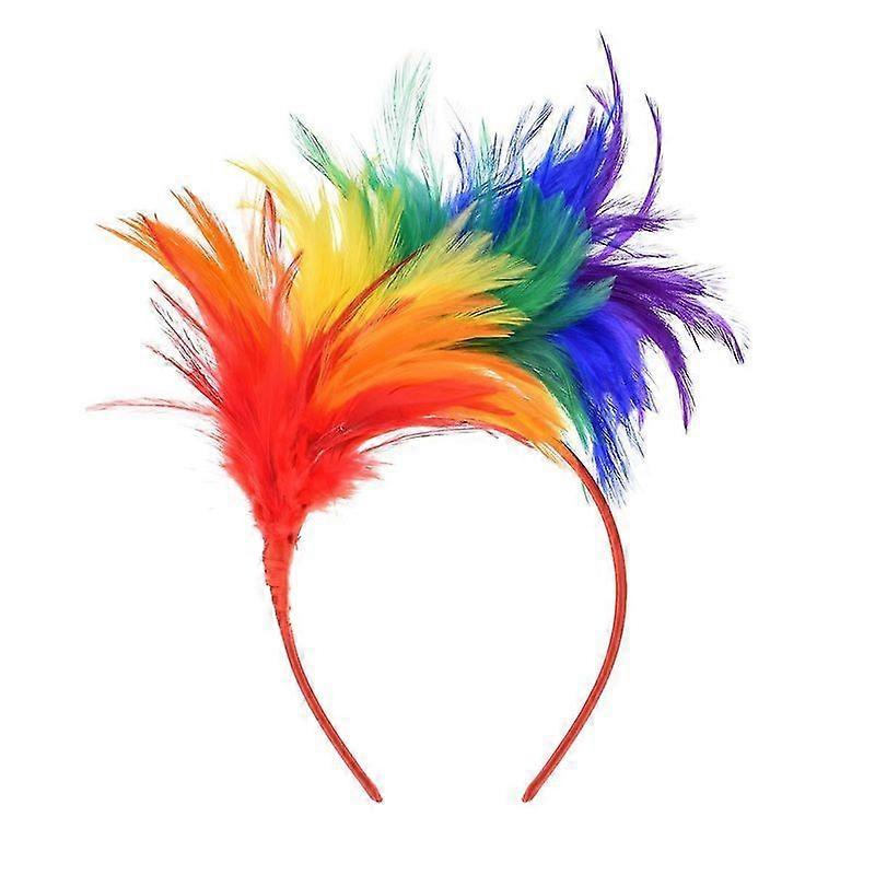 Lebanghui 1920s Fascinator Feathers Headband For Women Party Favors