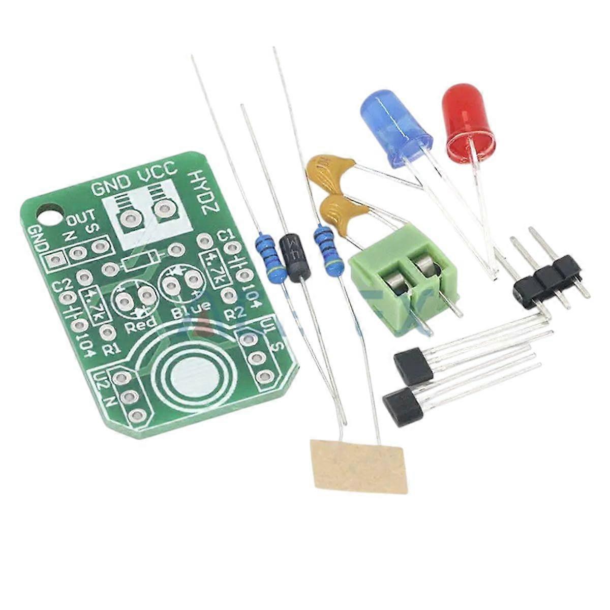 Hall Magnitic Induction Sensor Magnitic Detection Pole Resolver North and South Detection Module