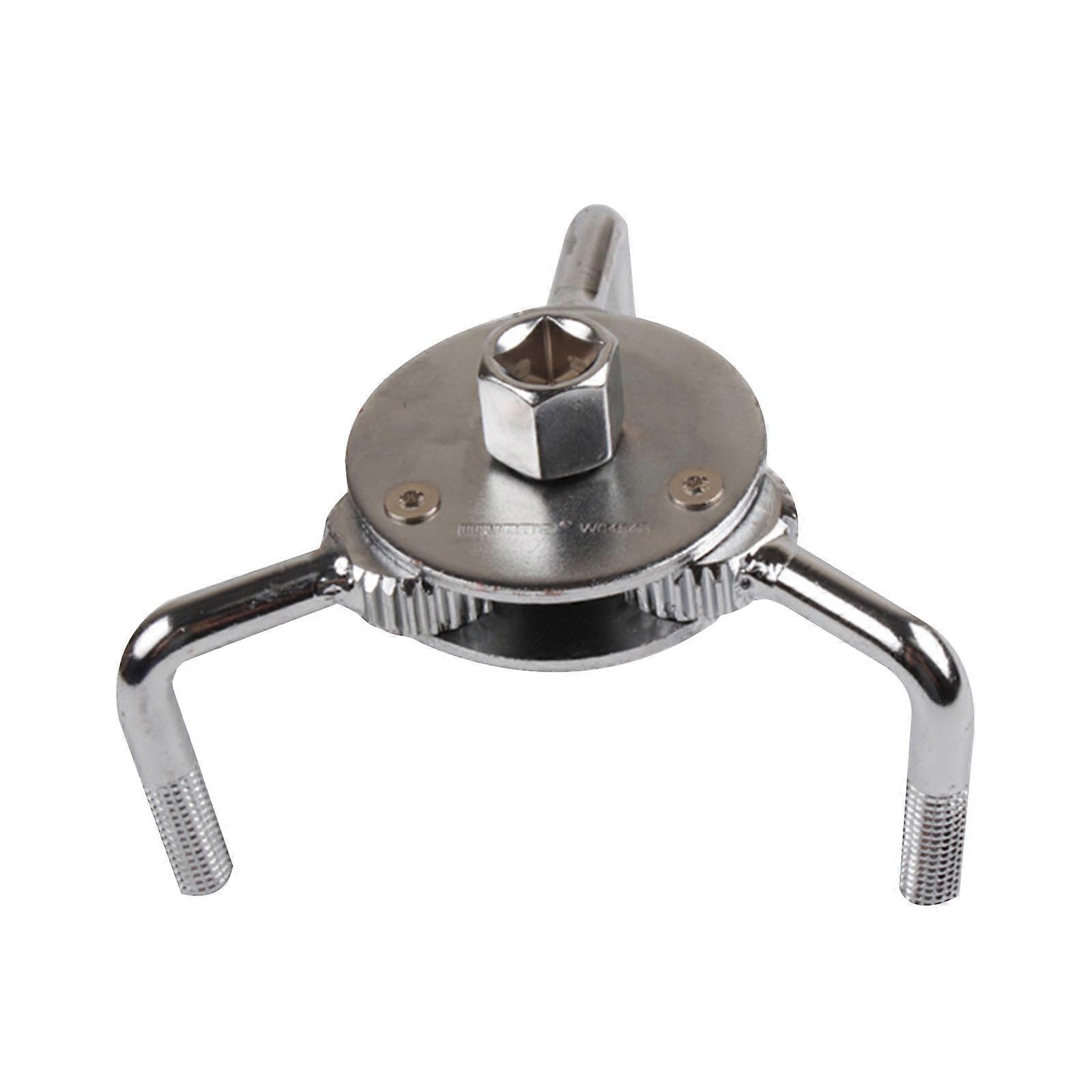 Durable Universal Two Way Adjustable Oil Filter Wrench Three Claw Type Auto Socket Repair Disassembly Tool High Hardness