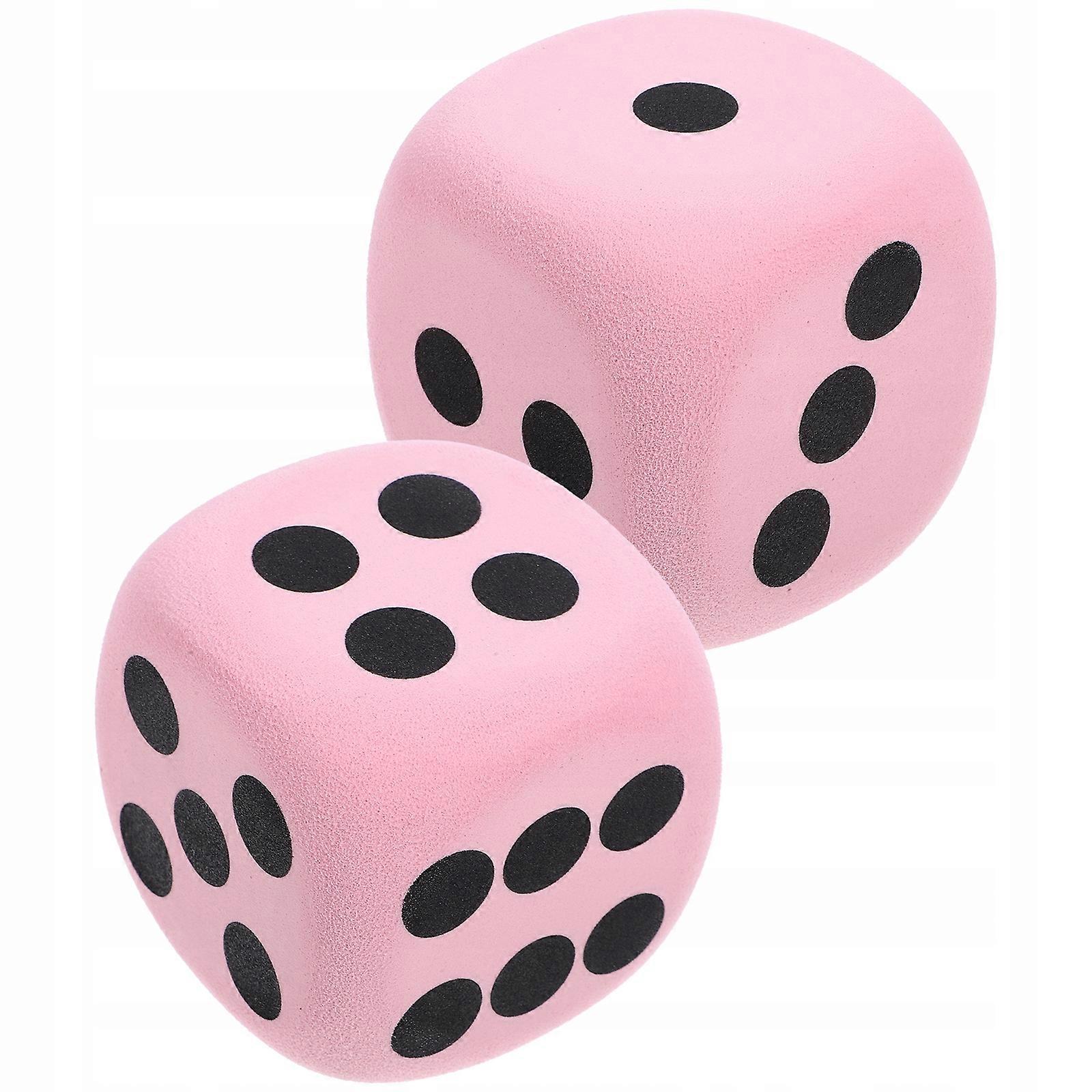 Large Dot Dices For Game Big Foam 2 Pcs