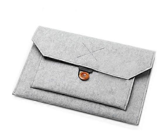 جراب كمبيوتر محمول خفيف الوزن للكمبيوتر متعدد الوظائف شعر كم كمبيوتر محمول حقيبة حمل لوحي حقيبة كمبيوتر واقية للسفر (15 بوصة)