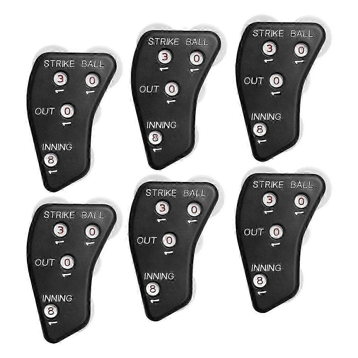 4 Wheel Baseball Umpire Clicker-Umpire Indicator Gear-Practical Baseball Counter Clicker for Scorek