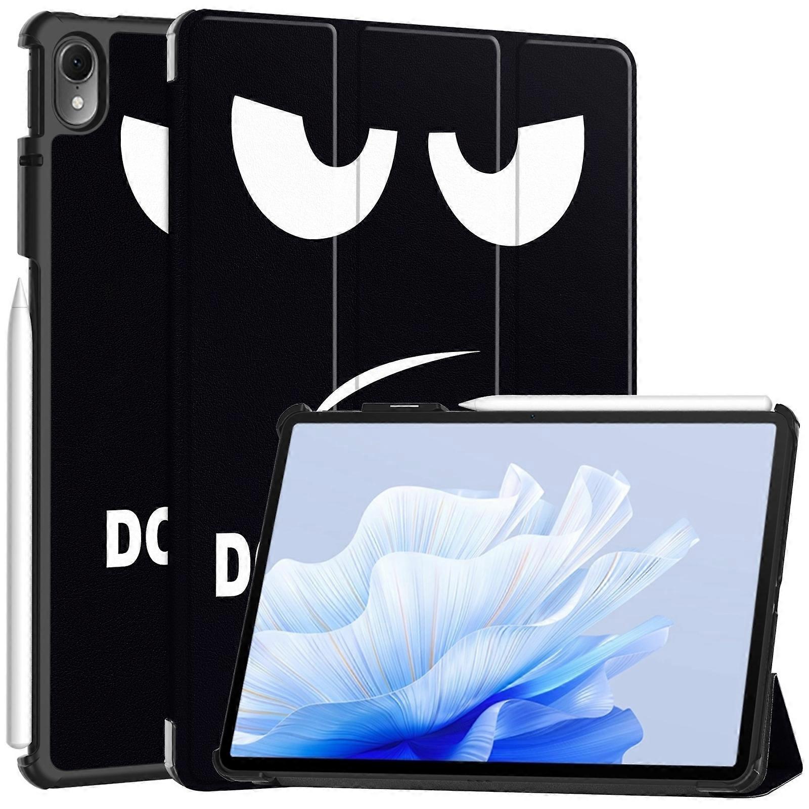 For Huawei Matepad Air Custer Painted 3-Fold Holder Smart Leather Tablet Case