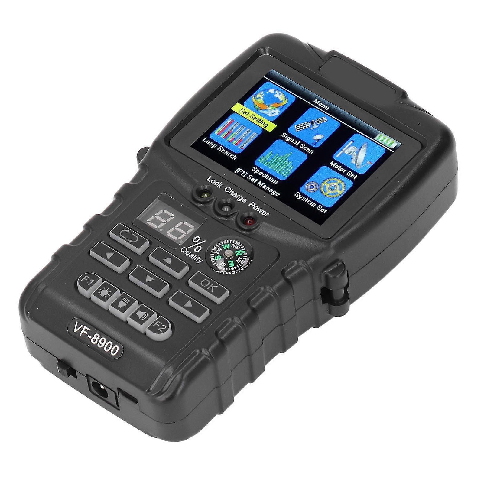 Satellite Finder Meter Digital Signal Measuring Detector 950‑2150MHz 2.4in HD TFT LCD for DVB‑S S 2