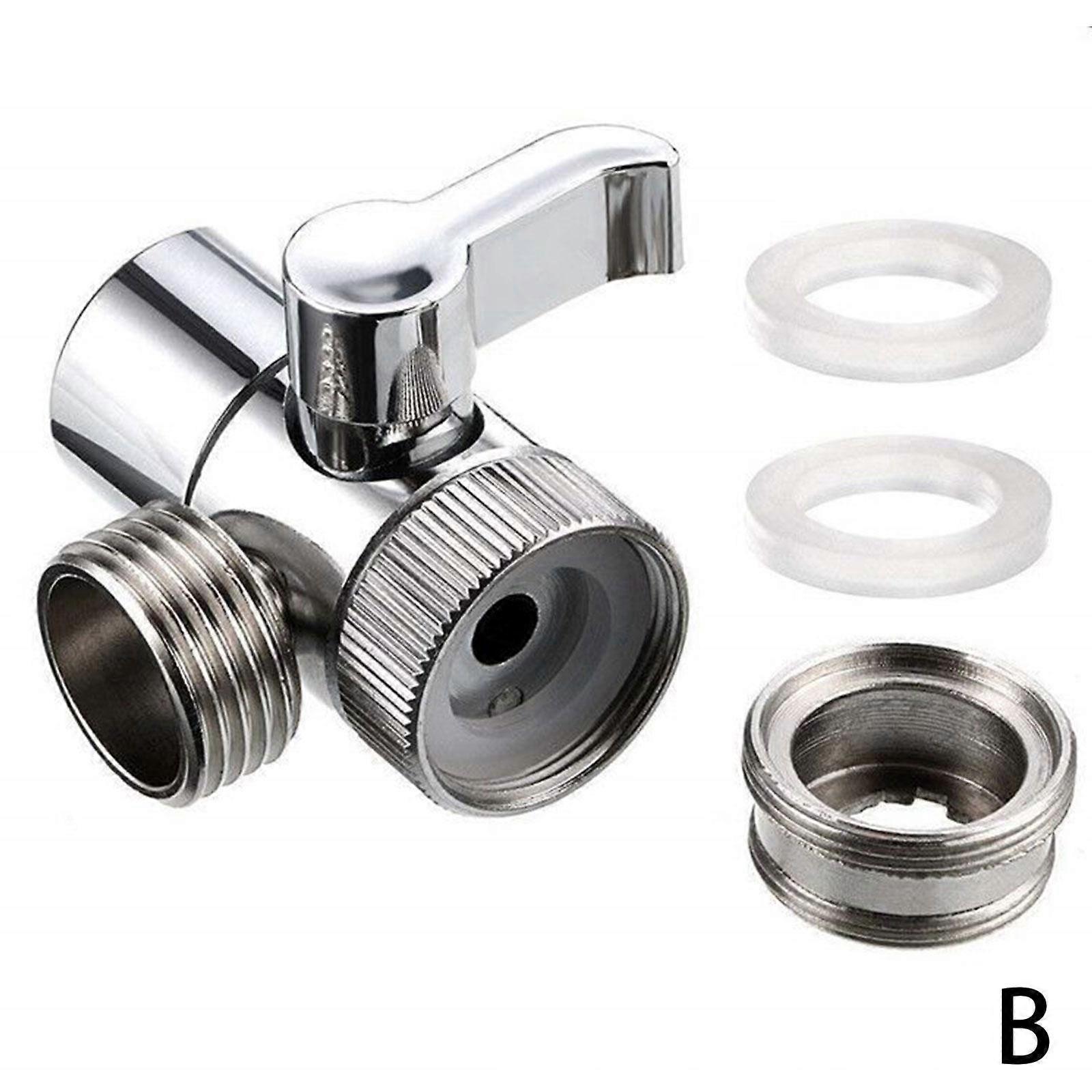 Zinc alloy (B)$ faucet water distributor basin faucet converter external shampoo diverter conversion connector