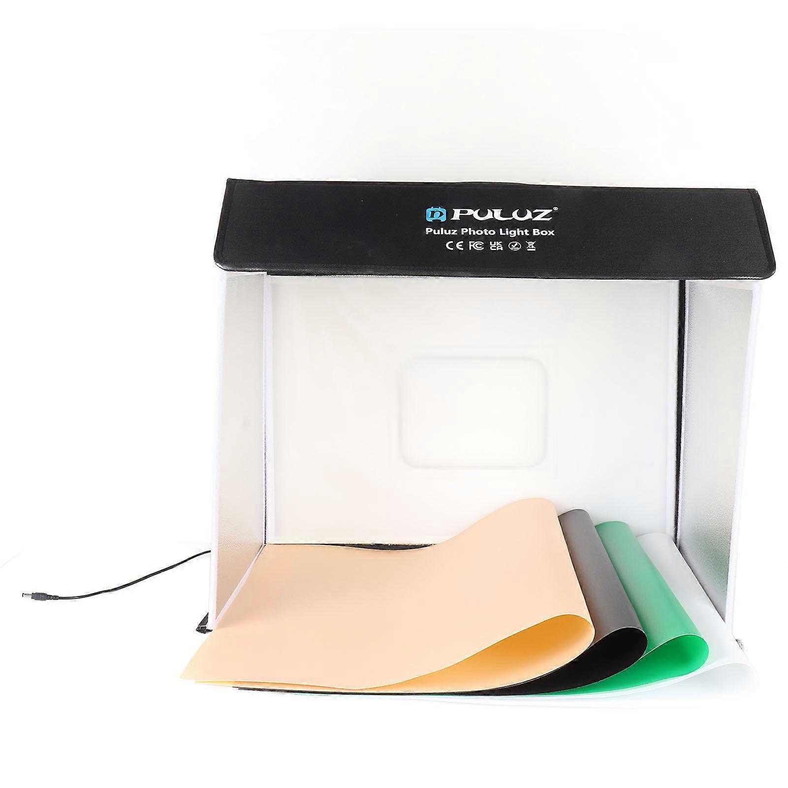 Portable LED Light Tent: Compact Photo Studio Box with Backdrops for Professional Shots