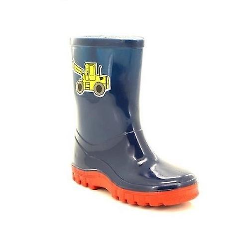 StormWells Boys Puddle Digger Wellingtons