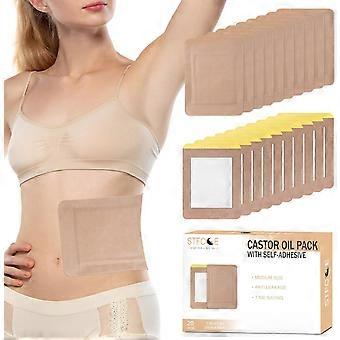 2025 brand new 20pcs Castor Oil Pack Wrap, Castor Oil Pack Wrap Organic Cotton