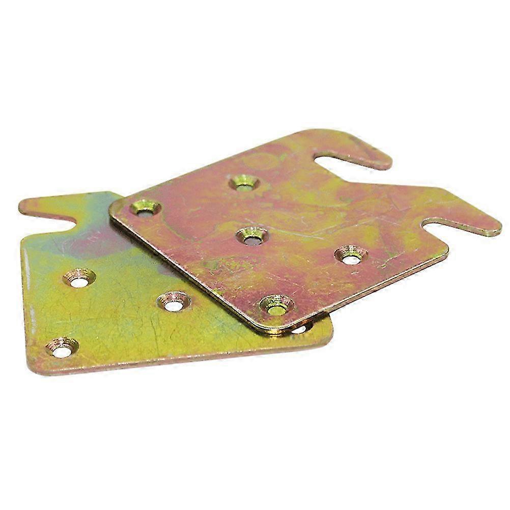 2pcs Thickened Flat Straight Hinge Connectors for Bed Supplies, Ideal for Various Bed Frames and Furniture Assemblies