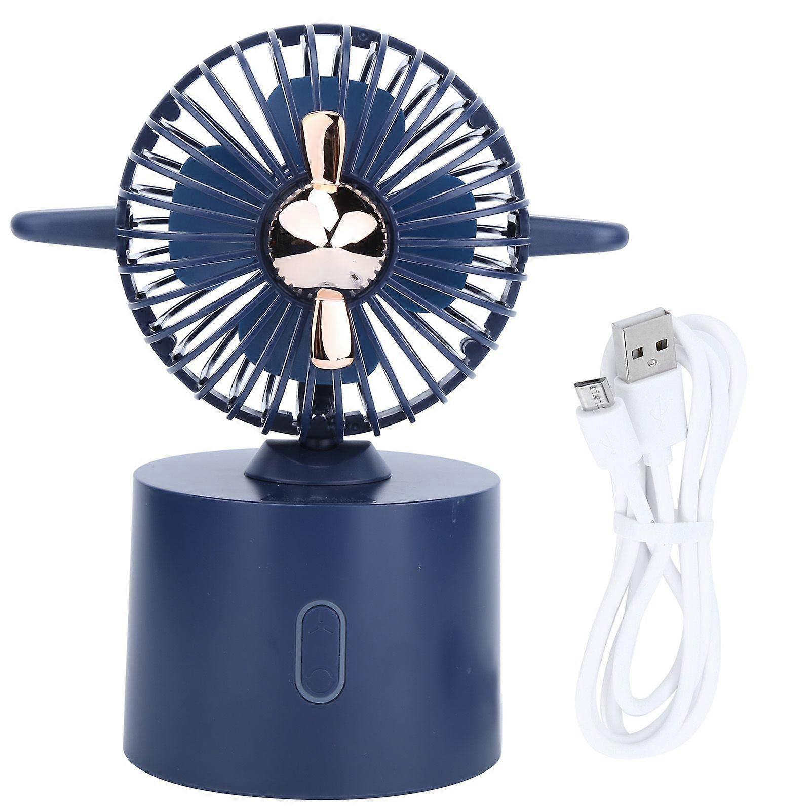 2025 أحدث طراز من مراوح الرأس المهتزة USB مروحة سطح مكتب محمولة قابلة لإعادة الشحن ل