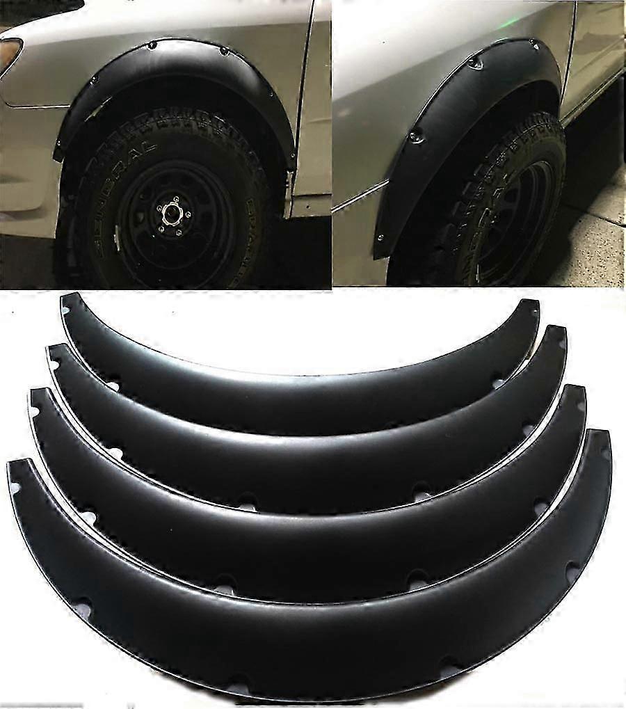 Καθολικοί 90mm 3.5 4Pcs εύκαμπτοι εξαιρετικά ευρείς θόλοι ροδών φτερών φτερών αυτοκινήτων