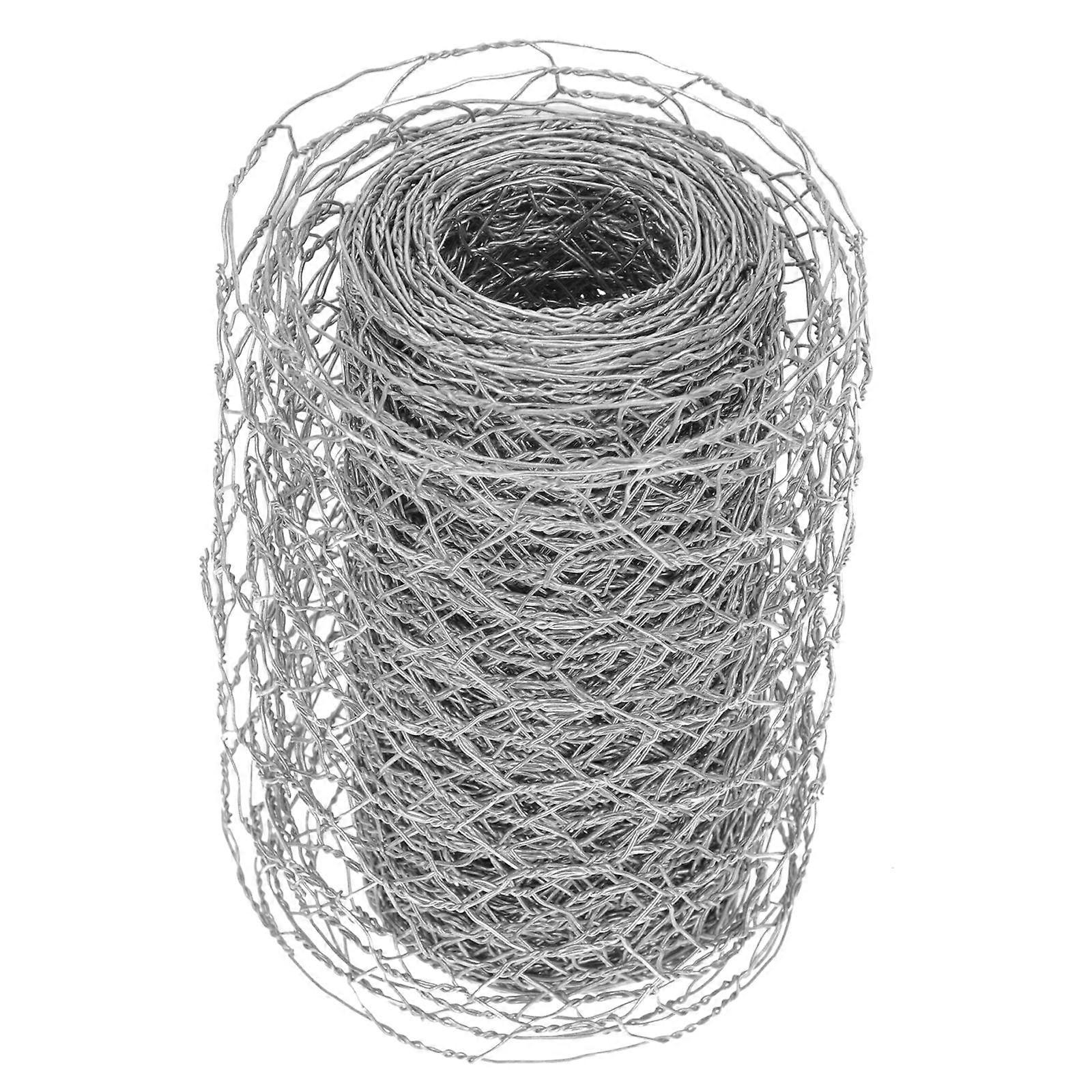 Hexagonal Wire Mesh 1Pcs Silver Galvanized Metal for DIY Flexibility in Home Use Chicken Mesh Net
