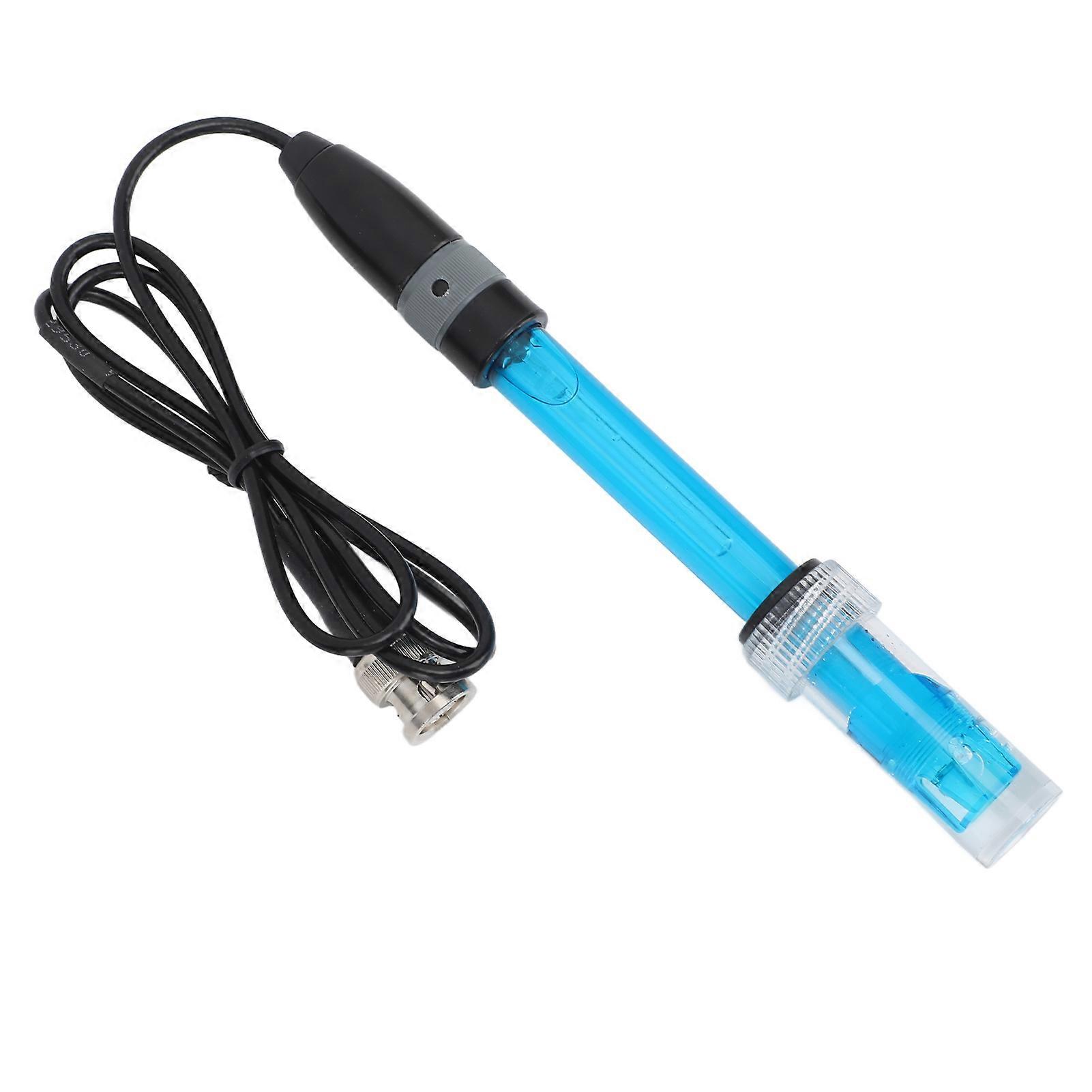 PH Electrode Probe Rechargeable PH Controller Meter Sensor with BNC Connector for Laboratory School 