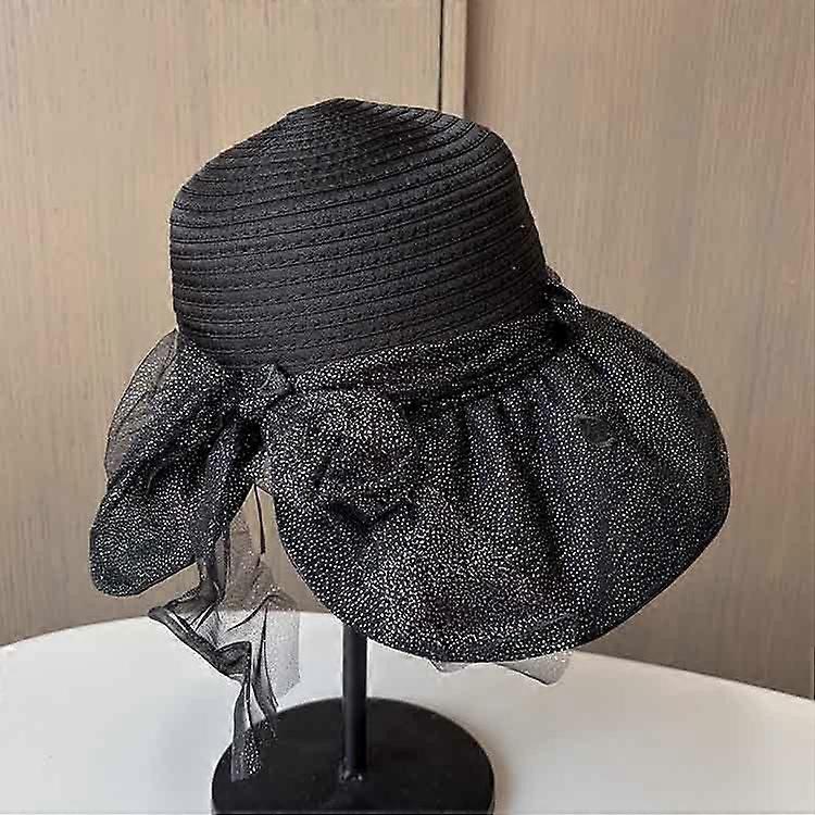 Summer, floral mesh sun hat, beach sun hat, women's hat1828