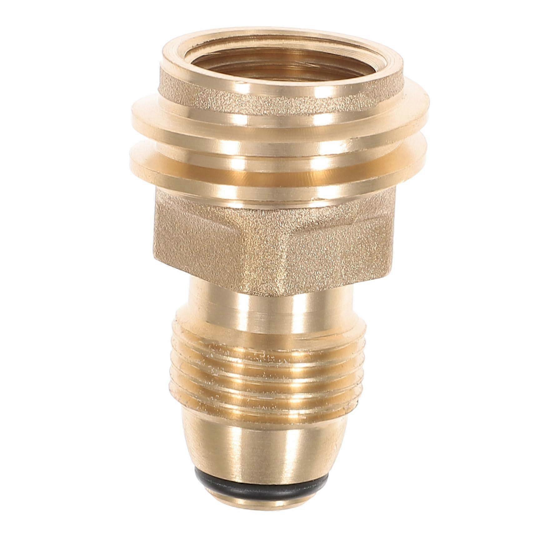 Propane adapter for gas cylinders quick connection to tall no tools needed for grill camping and outdoor activities durable