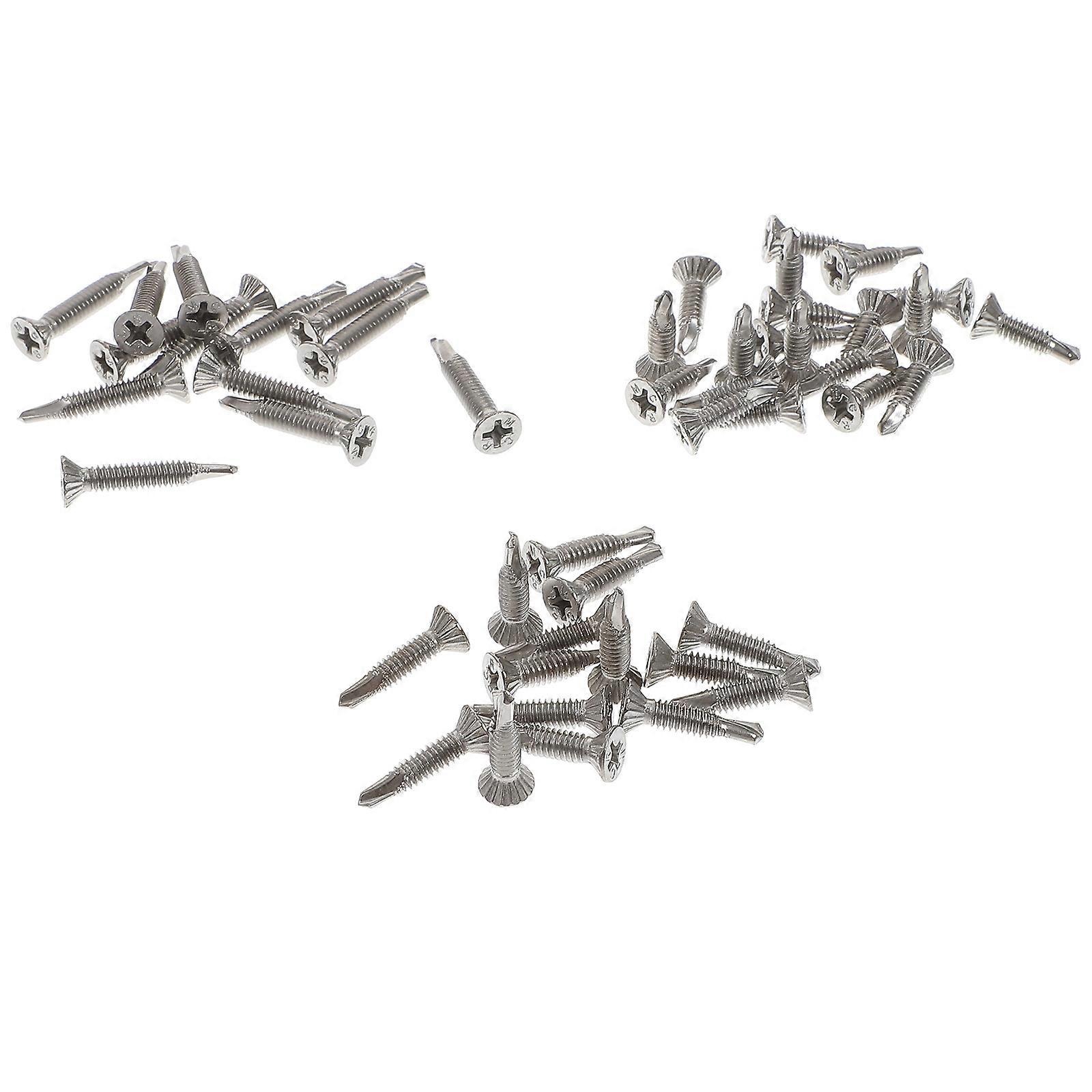Stainless Screws Self Tapping For Metal Indoor Installation 105Pcs