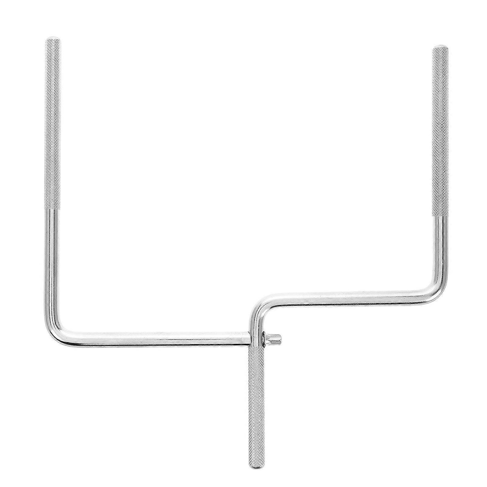 Metal U Shaped Cowbell Mount Arm for Drummers – Portable Percussion Accessory Compatible with Cowbells and Instruments, Easy to Use