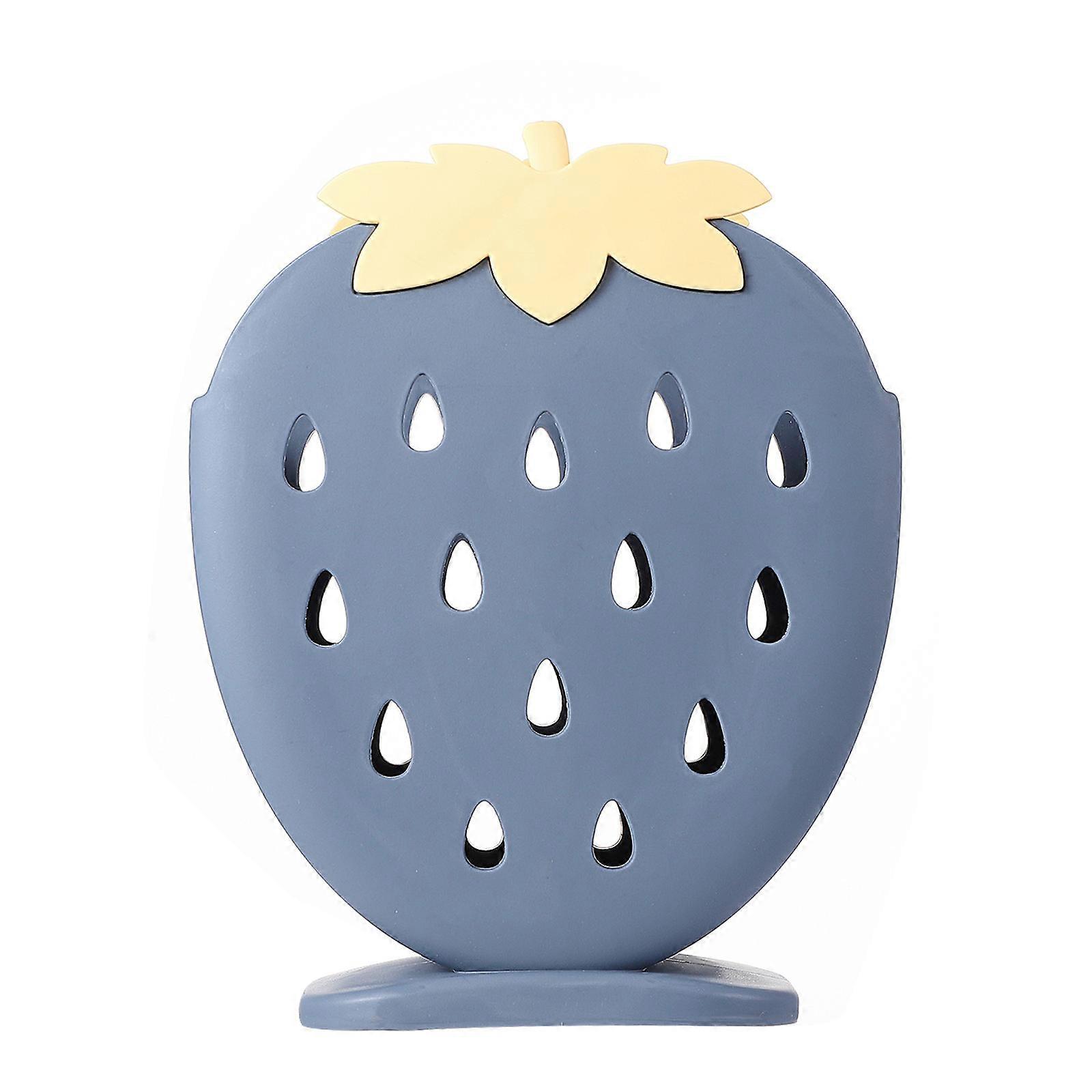 1Pcs Blue Plastic Sink Hanging Basket for Kitchen Storage Use