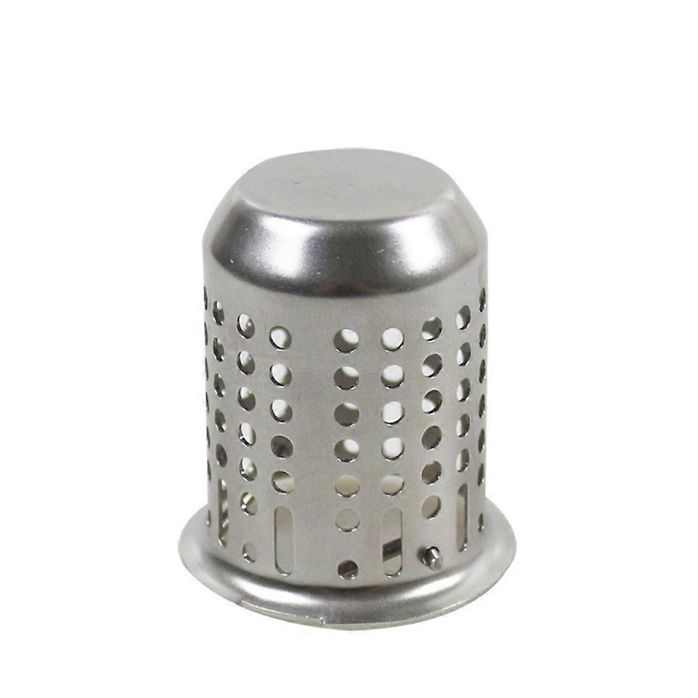 Kitchen Drainage Basket Filtering Mesh For Kitchen Sink Silver 5x4.3cm 1Pcs