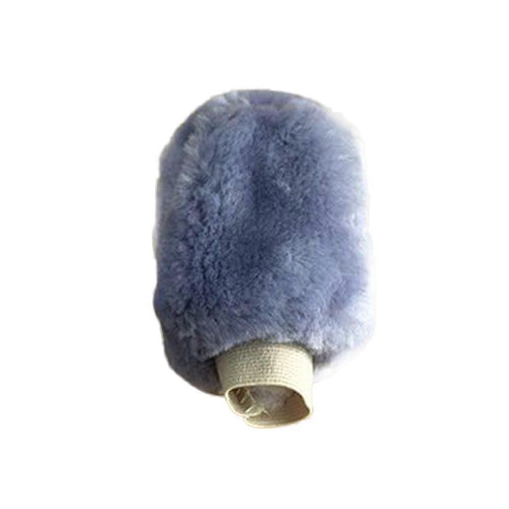 Warm Protector Car Decoration Comfortable Grip Grey 1 Set