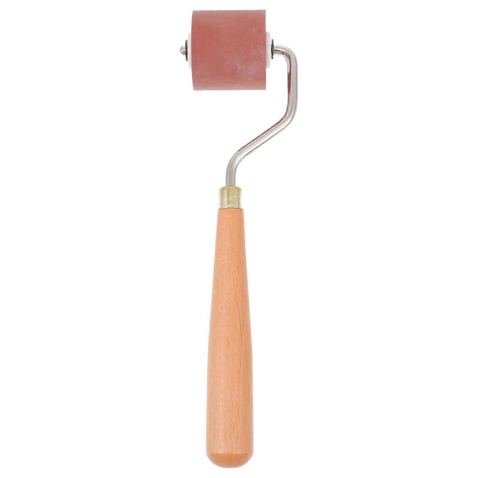 Premium Rubber Ink Roller for Printmaking Craft – Durable & Sturdy Design for Painting and DIY Projects