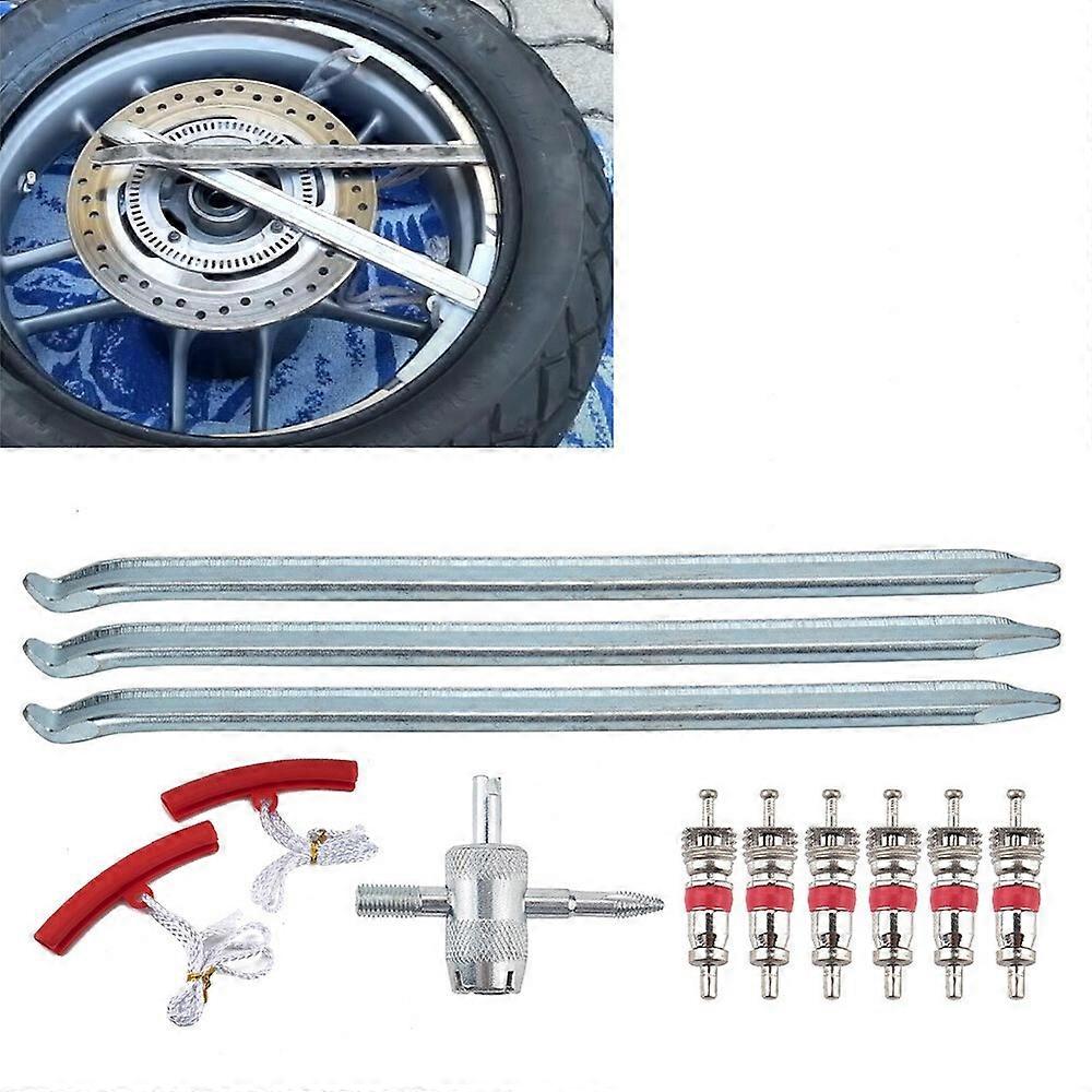 מתאים כף מגהצי צמיגים כלי מנוף ערכת תיקון מחליף צמיגים למשאית רכב אופנוע