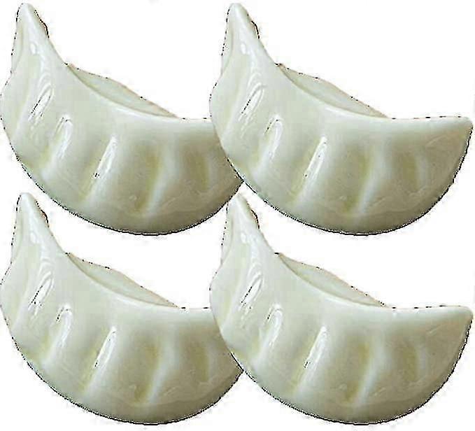 4pcs Chopstick Rest Kitchen Tableware Simulation Dumplings Chopstick Holder Stand Spoon Rack mxbc