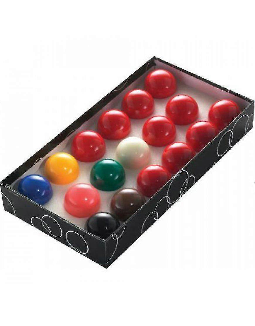 Powerglide Classic Standard 17 Snooker Ball Set Professional 37.5mm - Boxed