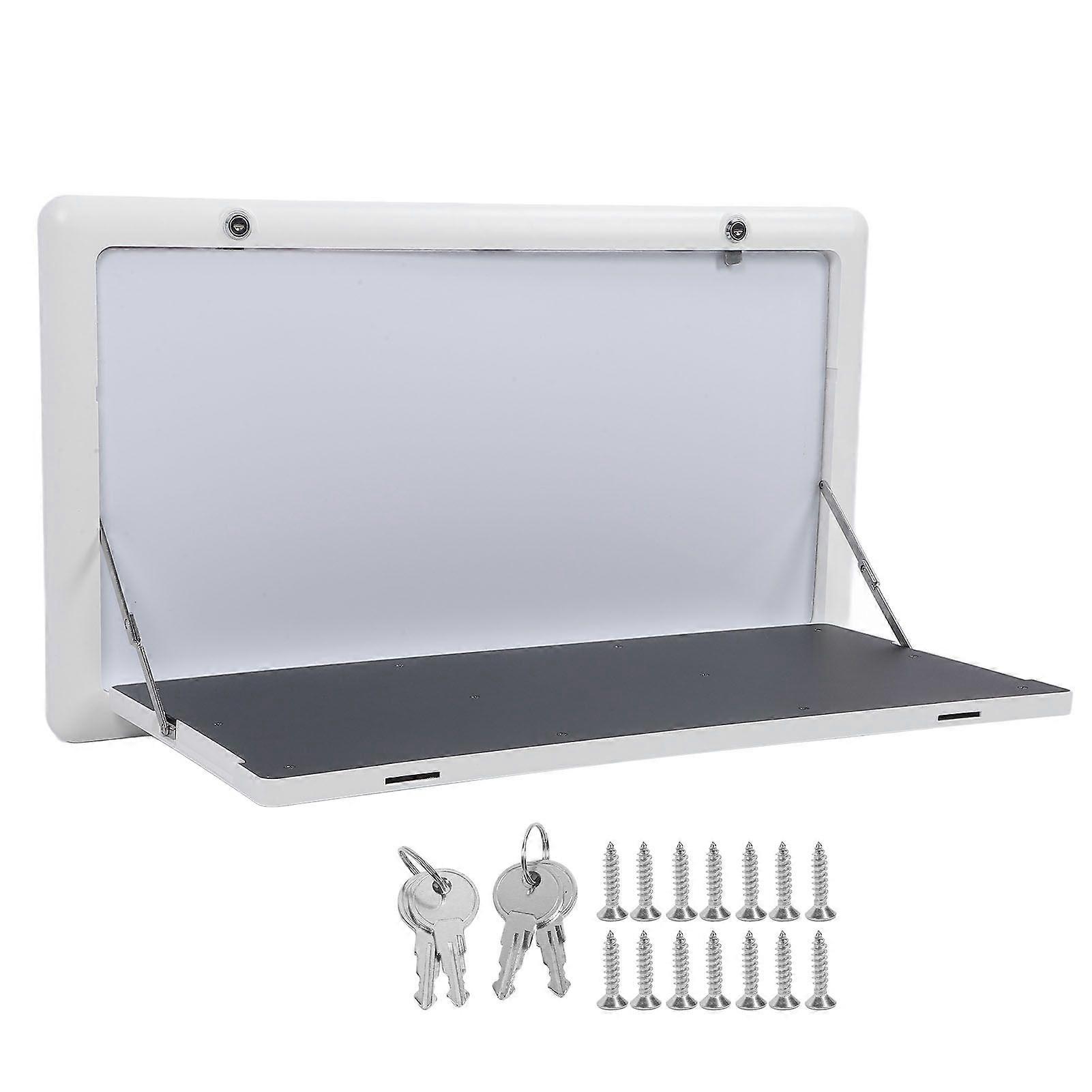 370 X 720mm RV Wall Mounted Folding Table Space Saving Stable Structure Outside Picnic Table with Safety Lock for Campervan MK86811