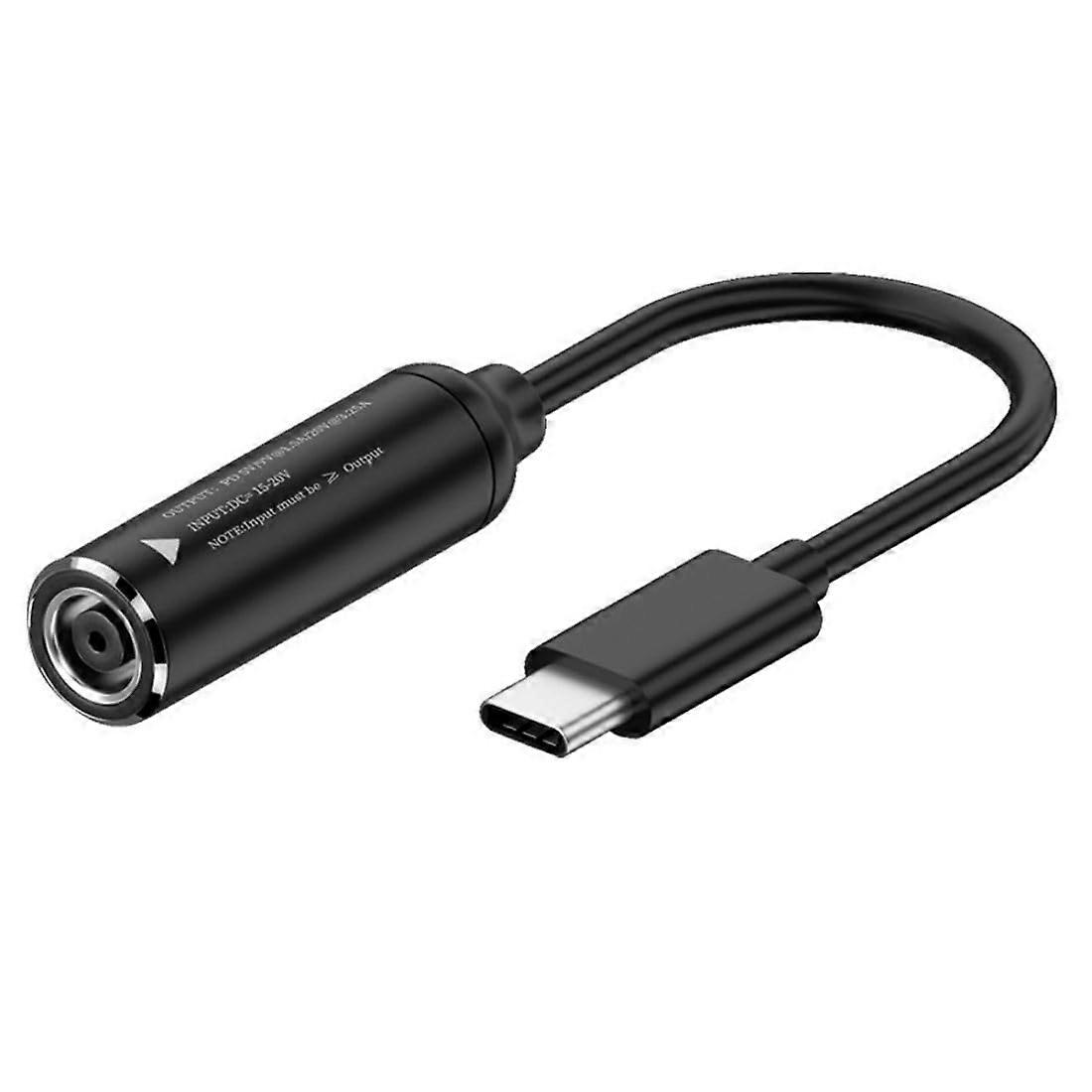 USB C 65 W Charging Converter DC 7.4 x 5.0 mm to USB C 5 V 9 V 20 V Power Plug Charging Cable