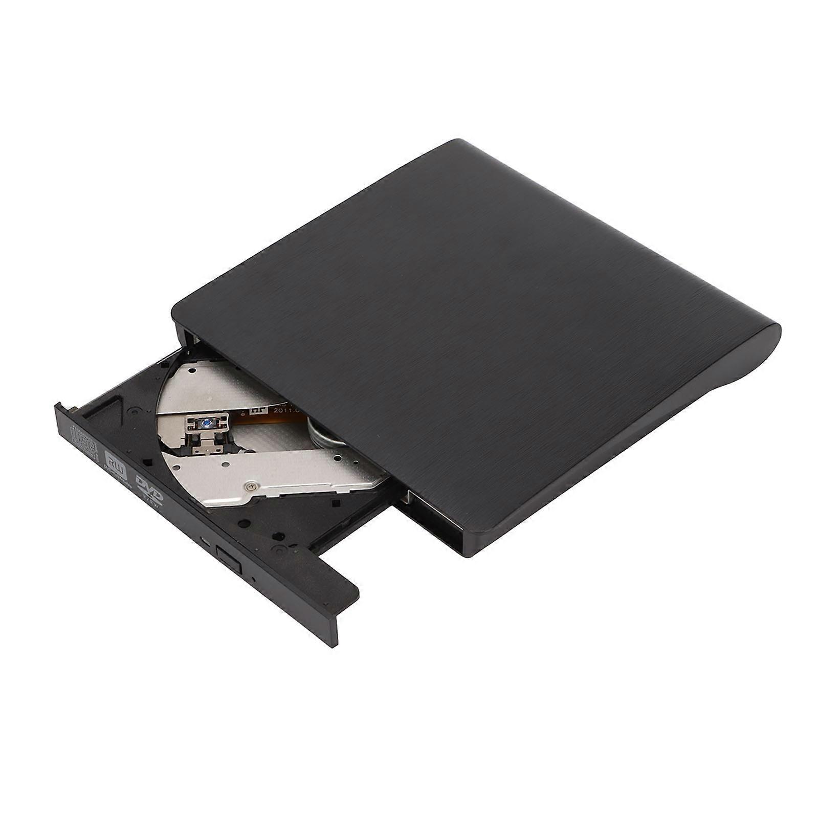 USB RW DVD Drive USB 3.0 Slim Design Stable Transmission Low Resistance Plug and Play Wide Application External DVD Drive