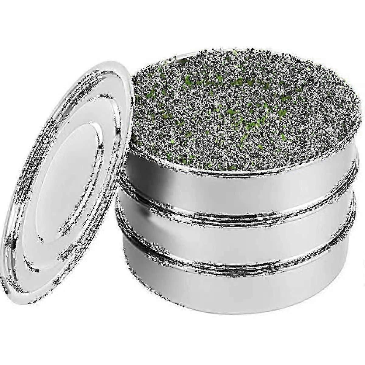 صينية إكثار البذور، طقم إنبات البذور، صواني إنبات شبكية من الفولاذ المقاوم للصدأ، طقم إنبات قابل للتكديس