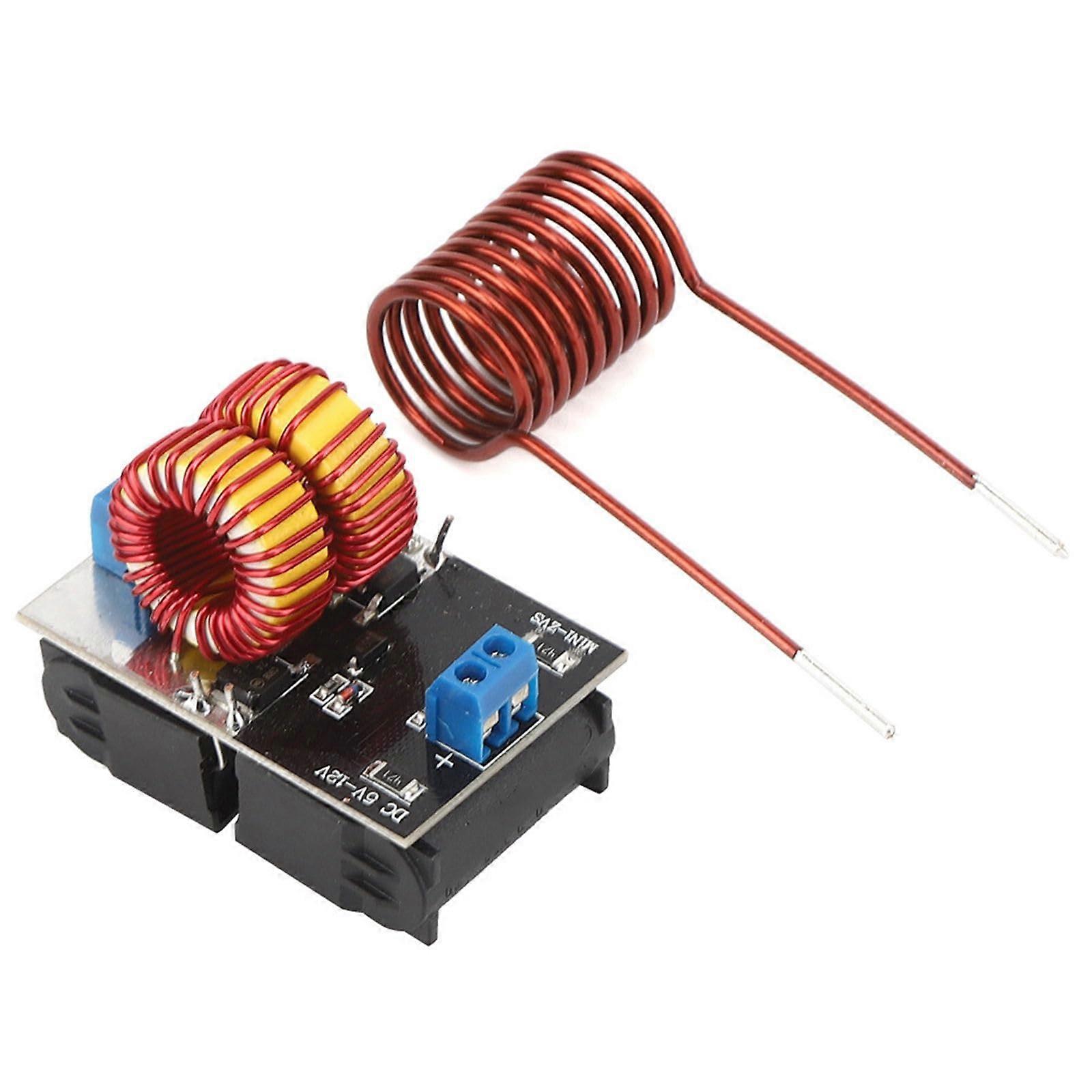 High Efficiency Small Induction Hot Plate 5V-12V ZVS Induction Heater for Cooking and Heating Applications