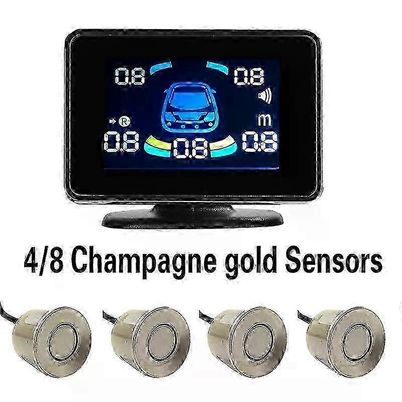 Rear Auto Parking Assistance Kit with Multiple Sensors for Vehicle Reversing and Backing Detection
