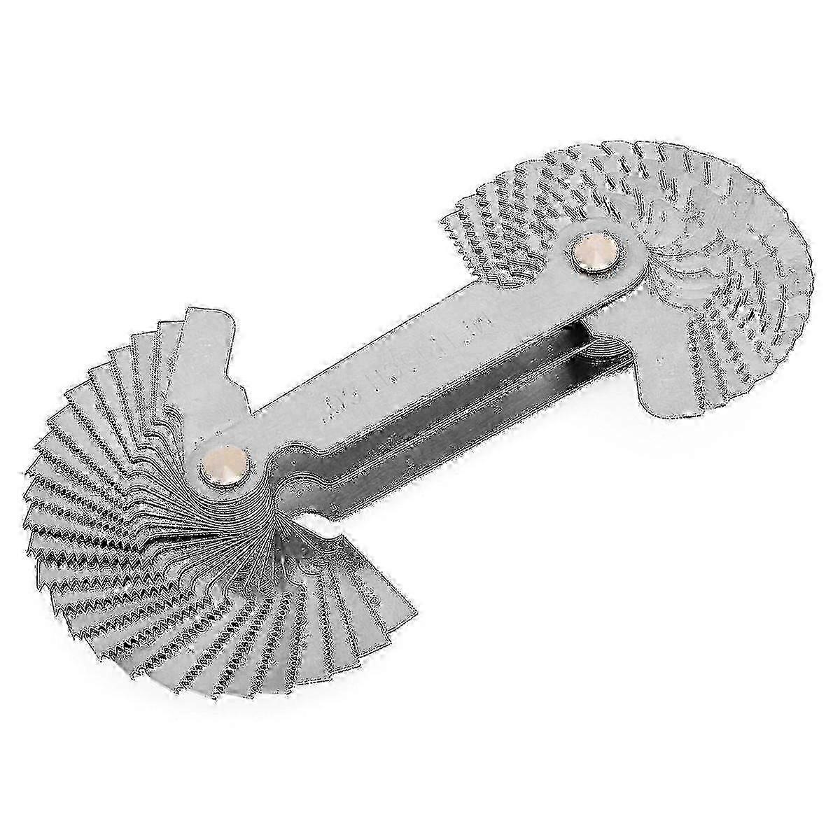 Zk-stainless Steel Thread Counter, Metric And Whitworth Thread Gauges, 60 And 55 Degrees