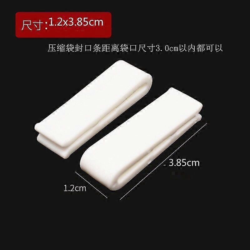 10pcs Vacuum Bag Zipper Clip Labor Saver Sliding Handle Reusable Leakproof Sealers Helper for Clothes Bedding Food Preservation