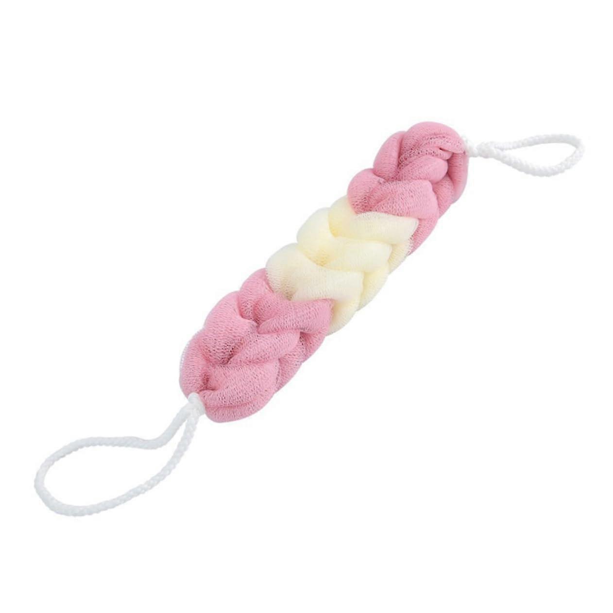 3 Piece Bath Strips Body Scrub Exfoliator Set for Gentle Back Reach in Random Colors