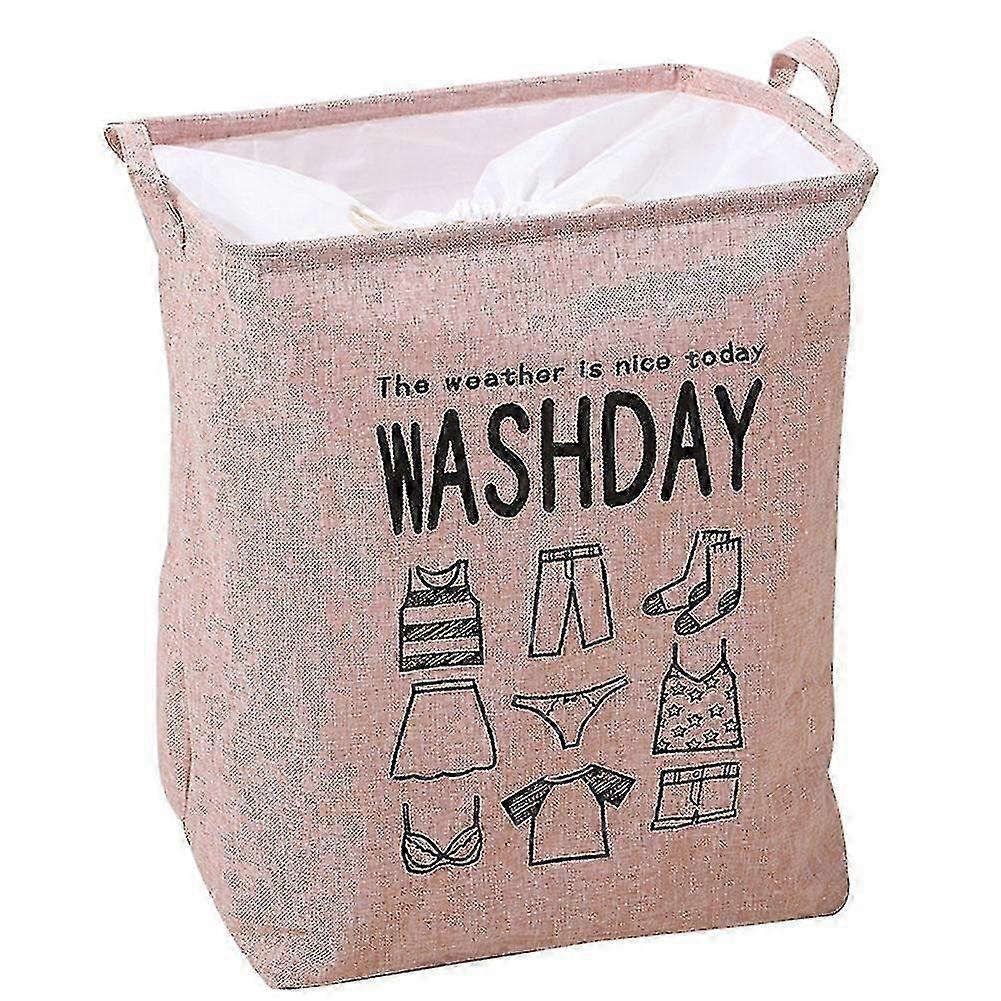 Foldable Laundry Hamper Storage Bin for Home Bathroom or Other Spaces
